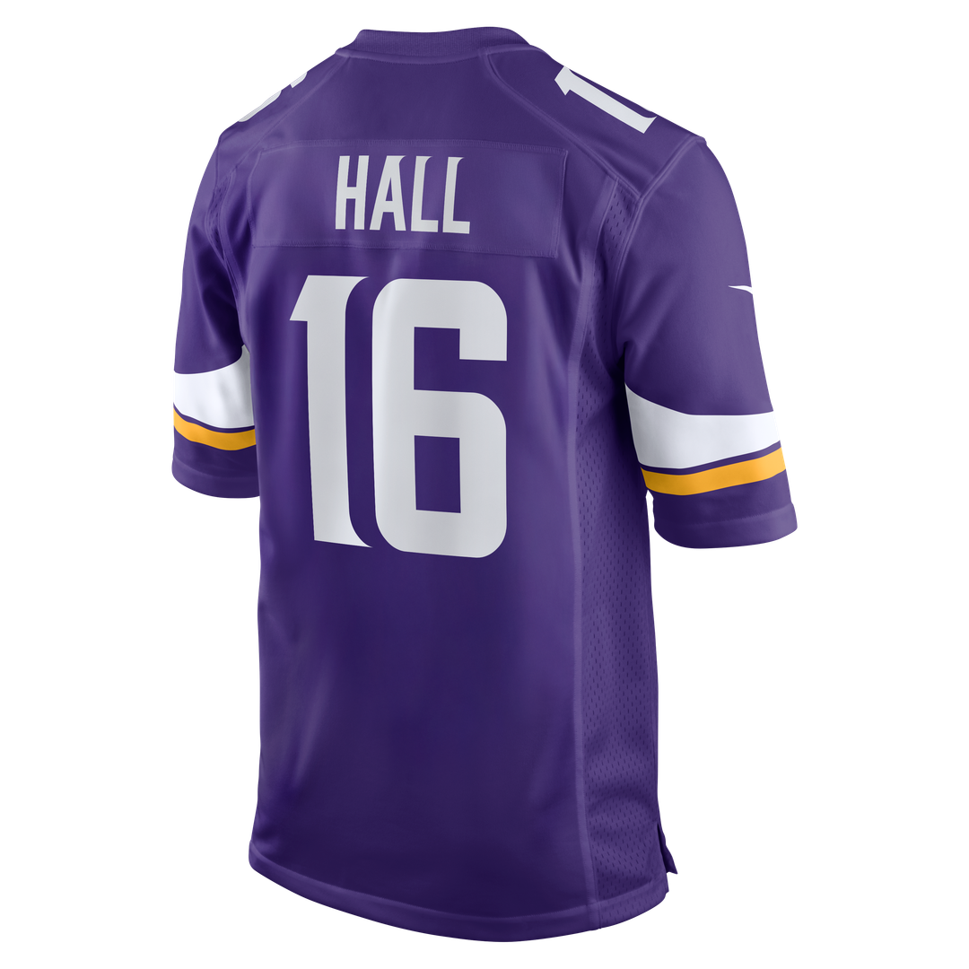 Jaren Hall Minnesota Vikings Nike Game Jersey - Purple Official NFL Team Apparel Football Fan Gear