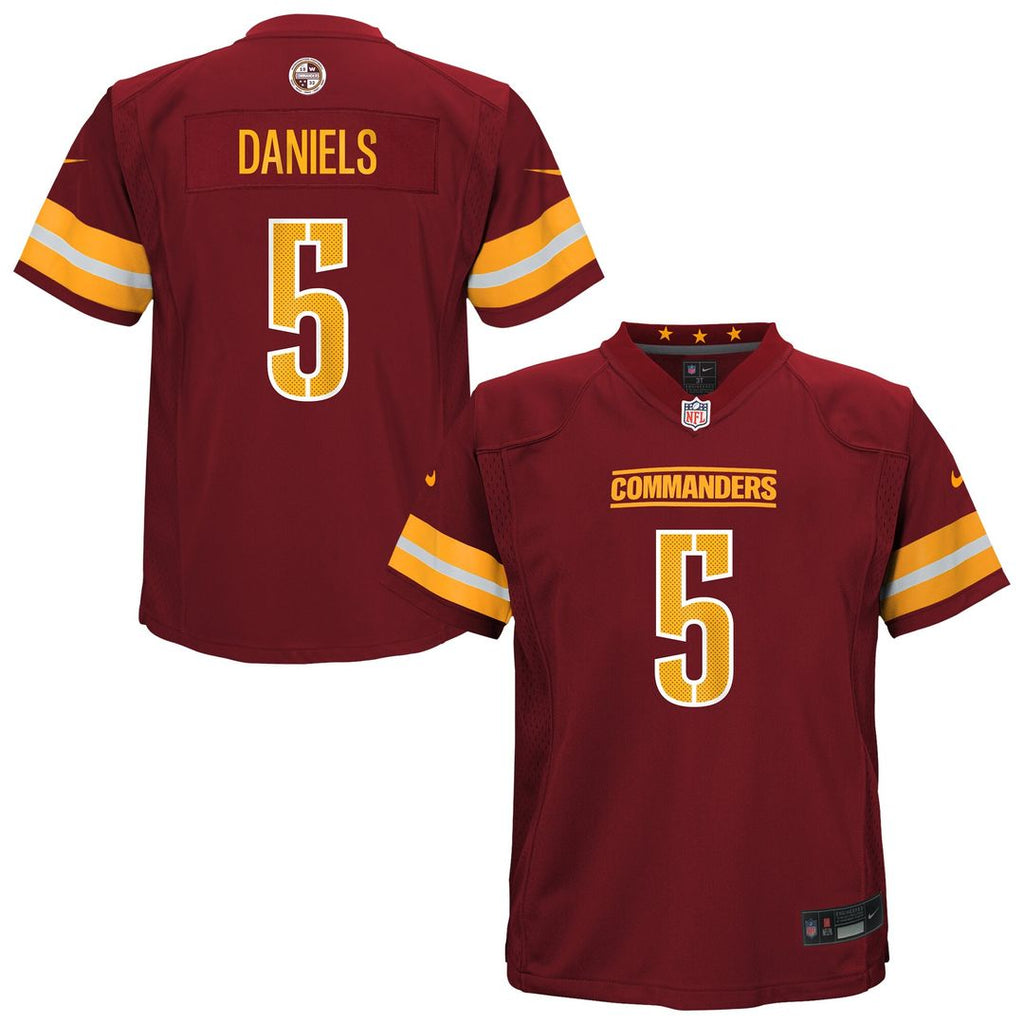 Jayden Daniels Washington Commanders Nike Preschool Team Player Game Jersey - Burgundy Official NFL Team Apparel Football Fan Gear