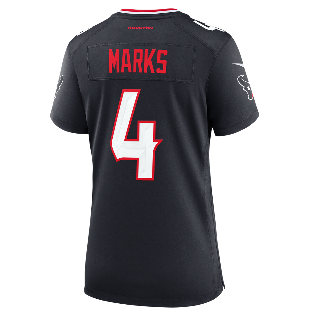 Woody Marks Houston Texans Nike Women's Team Game Jersey - Navy Official NFL Team Apparel Football Fan Gear