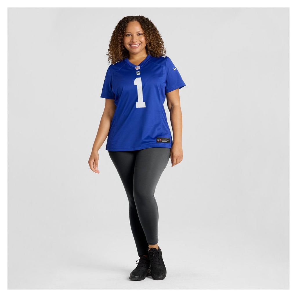 Malik Nabers New York Giants Nike Women's Game Jersey - Royal Official NFL Team Apparel Football Fan Gear