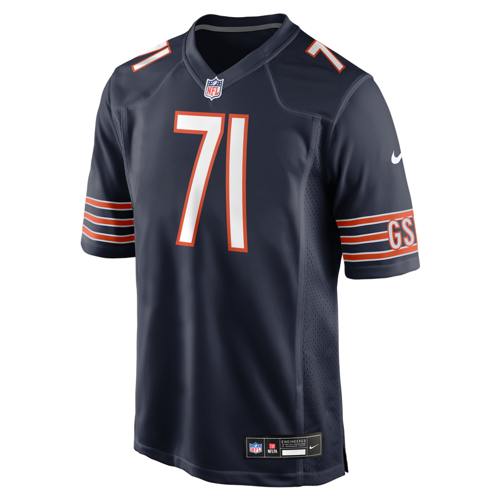 Ryan Bates Chicago Bears Nike Game Jersey - Navy Official NFL Team Apparel Football Fan Gear