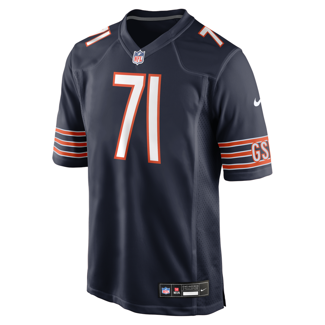 Ryan Bates Chicago Bears Nike Game Jersey - Navy Official NFL Team Apparel Football Fan Gear