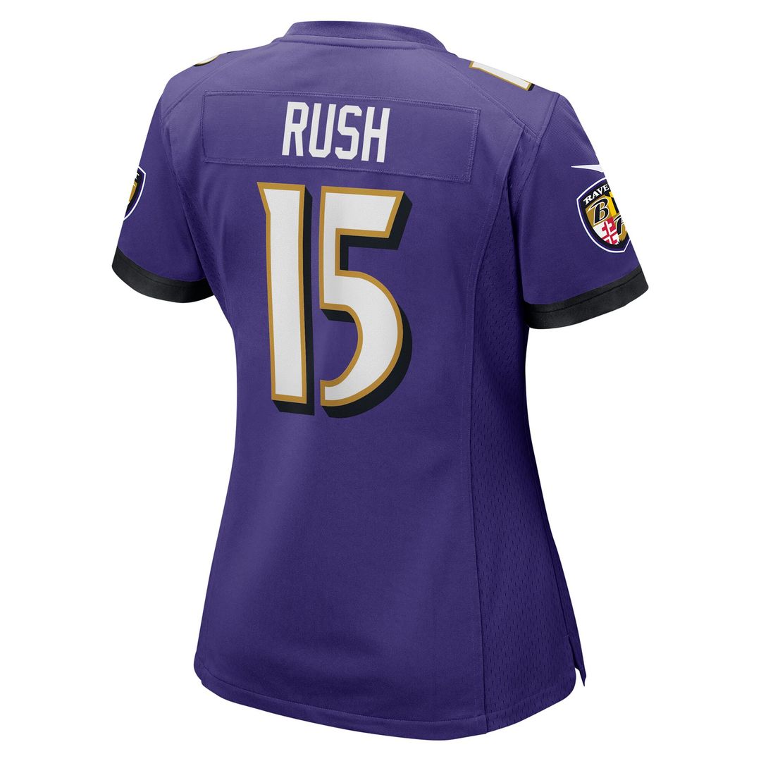 Cooper Rush Baltimore Ravens Nike Women's Team Game Jersey - Purple Official NFL Team Apparel Football Fan Gear