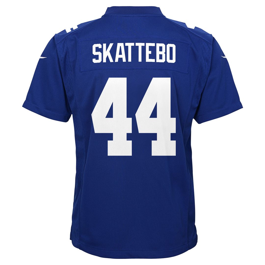 Cam Skattebo New York Giants Nike Youth Team Game Jersey - Royal Official NFL Team Apparel Football Fan Gear