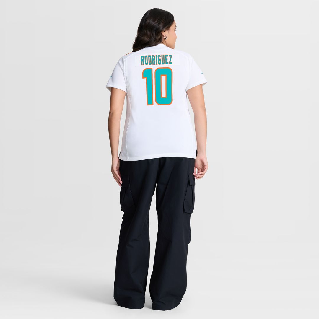 Jacob Rodriguez Miami Dolphins Nike Women's Game Jersey - White Official NFL Team Apparel Football Fan Gear