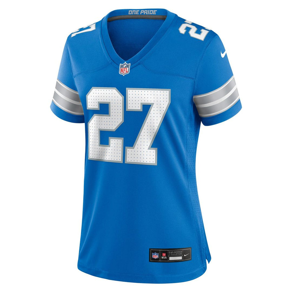 Arthur Maulet Detroit Lions Nike Women's Team Game Jersey - Blue Official NFL Team Apparel Football Fan Gear