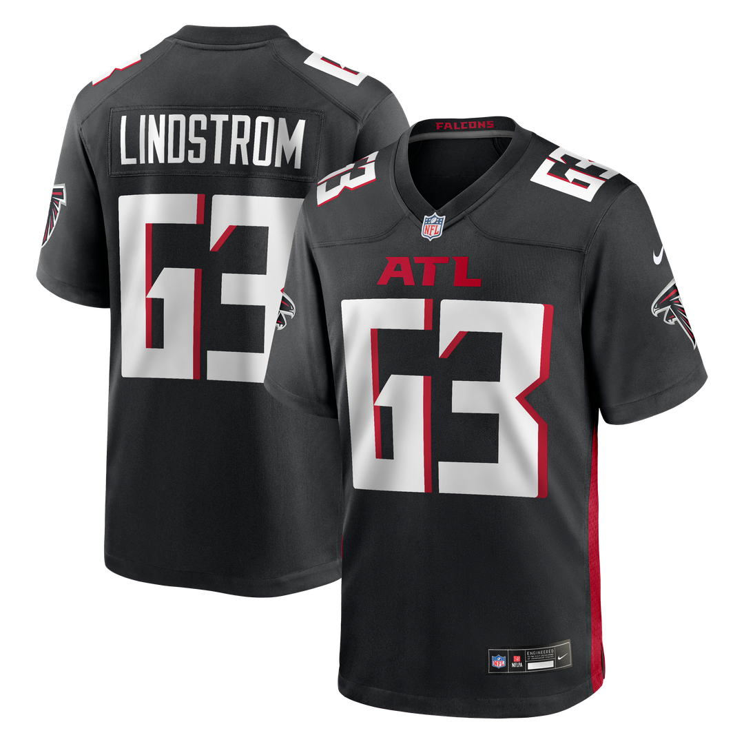 Chris Lindstrom Atlanta Falcons Nike Game Jersey - Black Official NFL Team Apparel Football Fan Gear