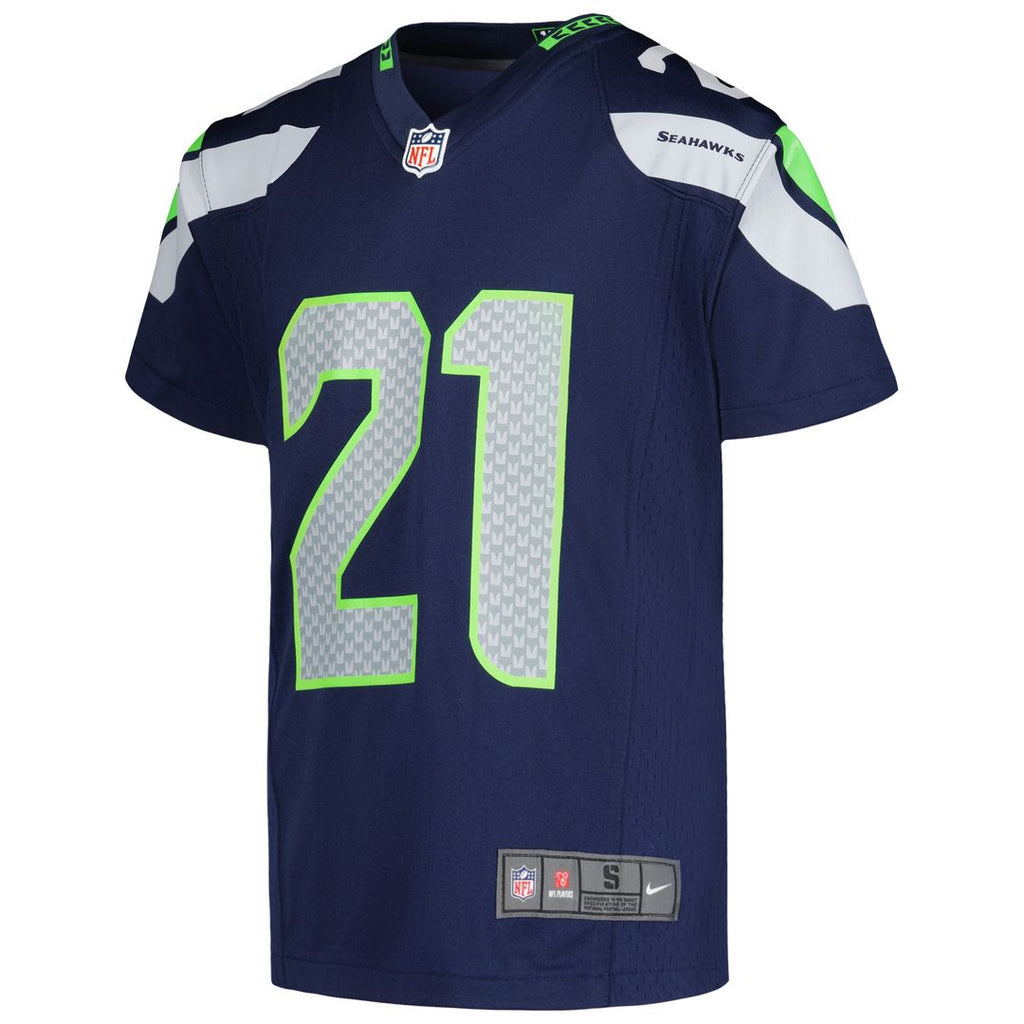 Devon Witherspoon Seattle Seahawks Nike Youth Game Jersey - College Navy Official NFL Team Apparel Football Fan Gear