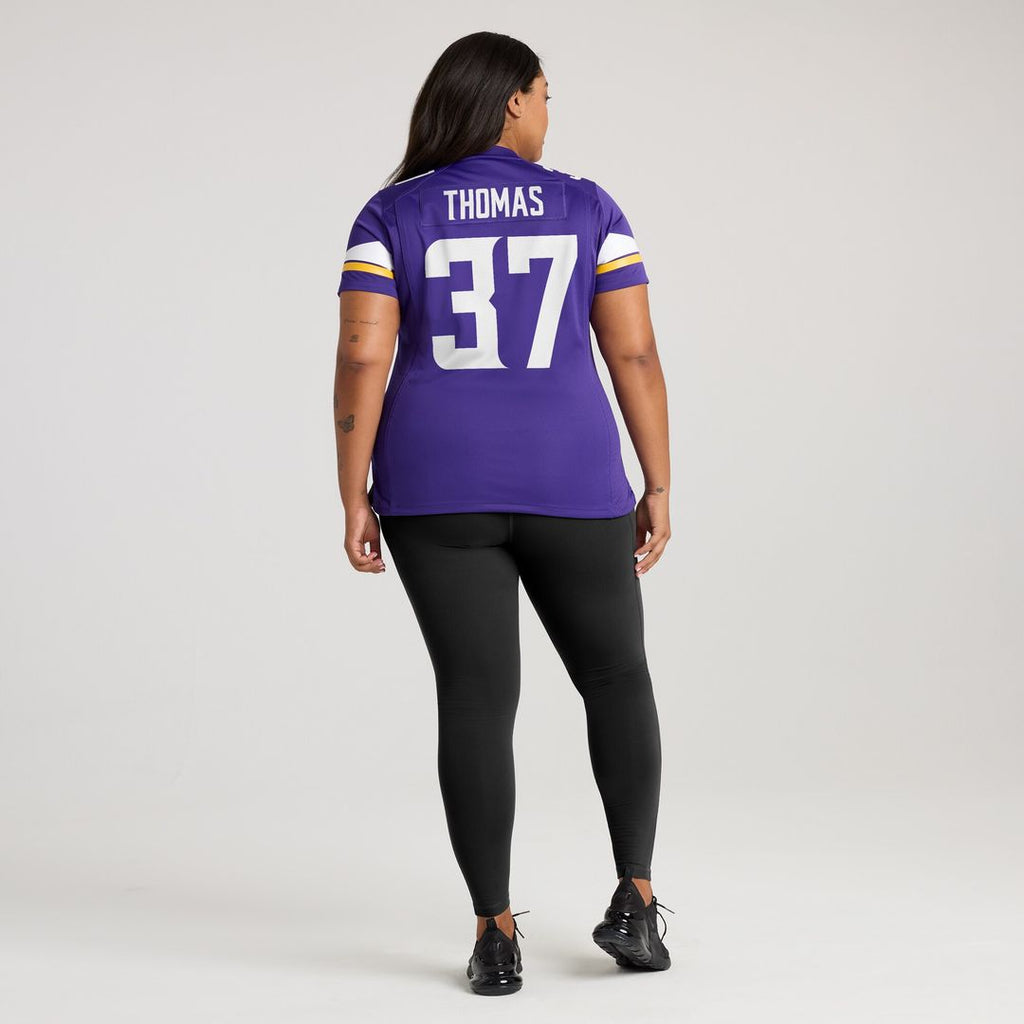Tavierre Thomas Minnesota Vikings Nike Women's Team Game Jersey - Purple Official NFL Team Apparel Football Fan Gear