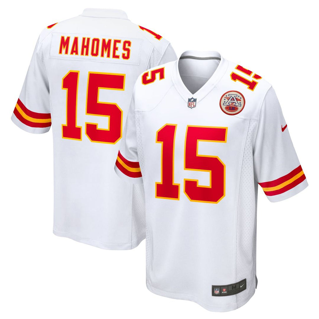 Patrick Mahomes Kansas City Chiefs Nike Game Jersey - White Official NFL Team Apparel Football Fan Gear