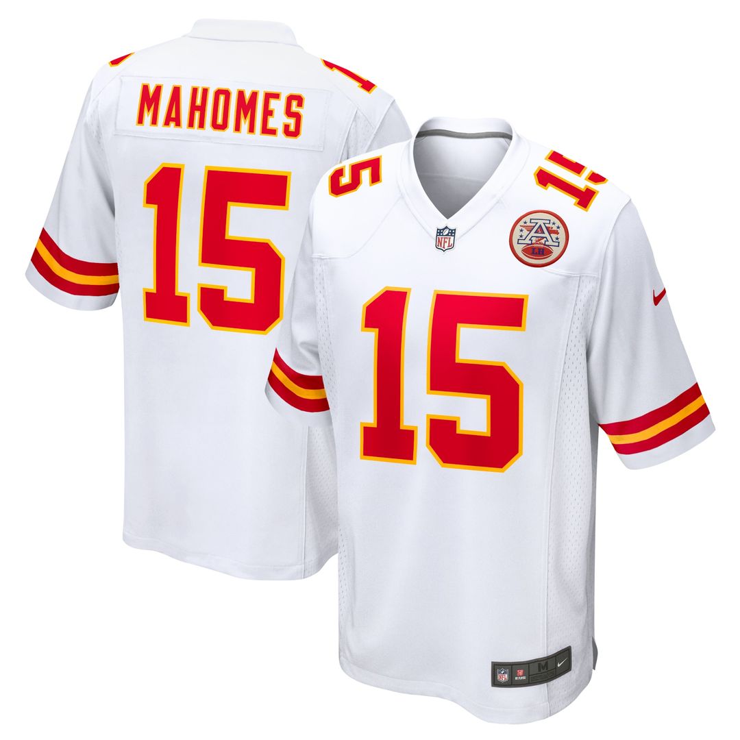 Patrick Mahomes Kansas City Chiefs Nike Game Jersey - White Official NFL Team Apparel Football Fan Gear