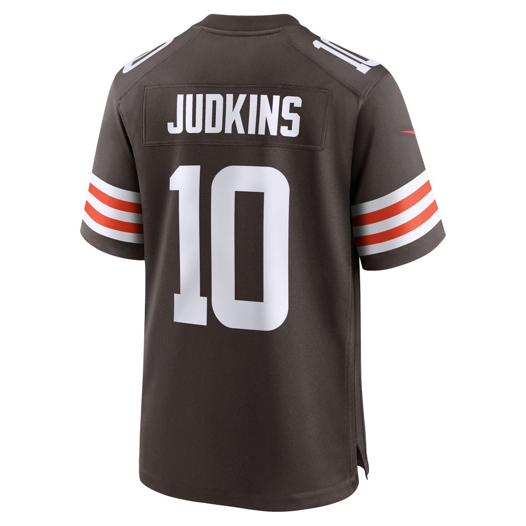 Quinshon Judkins Cleveland Browns Nike 2025 NFL Draft Game Jersey - Brown Official NFL Team Apparel Football Fan Gear