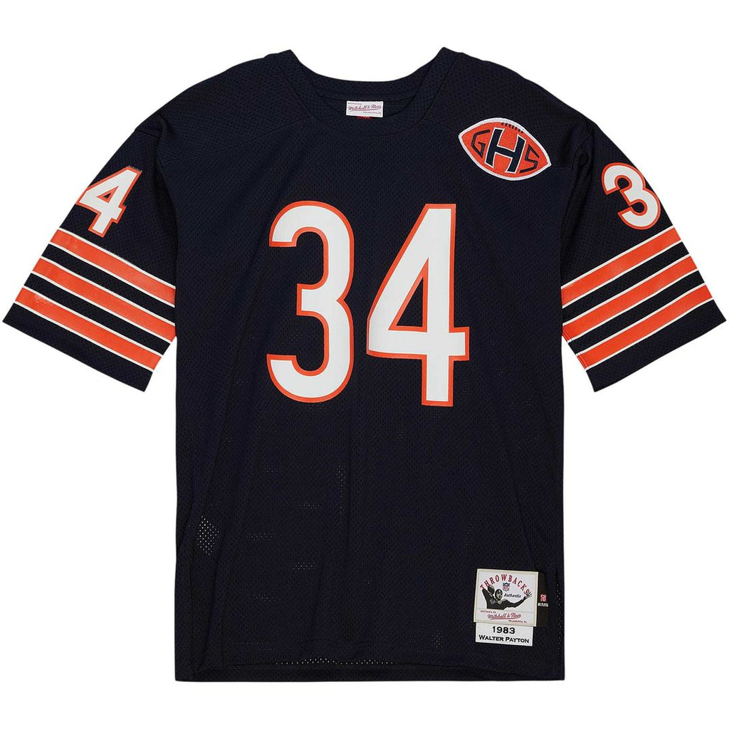 Walter Payton Chicago Bears 1983 Mitchell & Ness Authentic Throwback Retired Player Jersey - Navy Official NFL Team Apparel Football Fan Gear