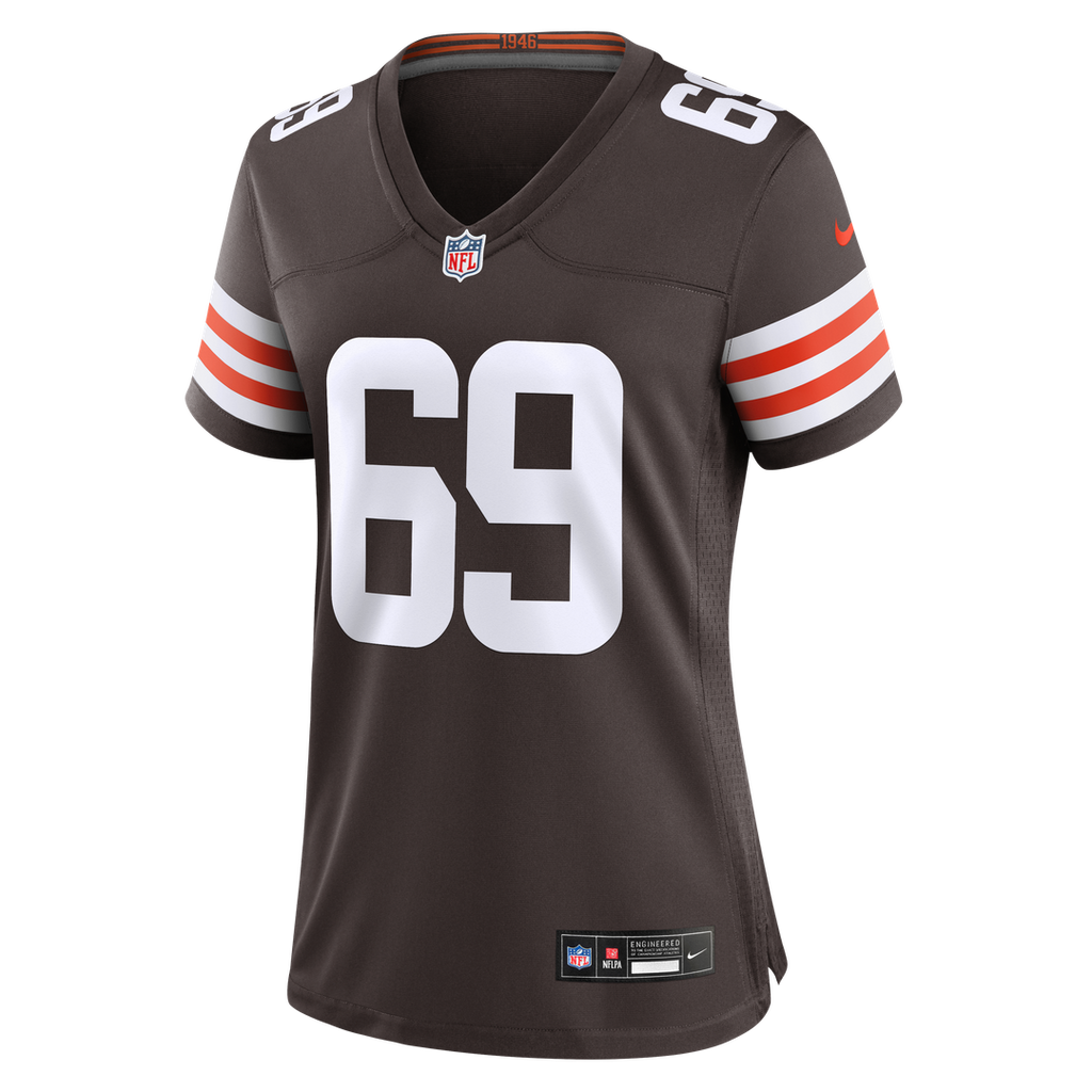 Tyre Phillips Cleveland Browns Nike Women's Team Game Jersey - Brown Official NFL Team Apparel Football Fan Gear