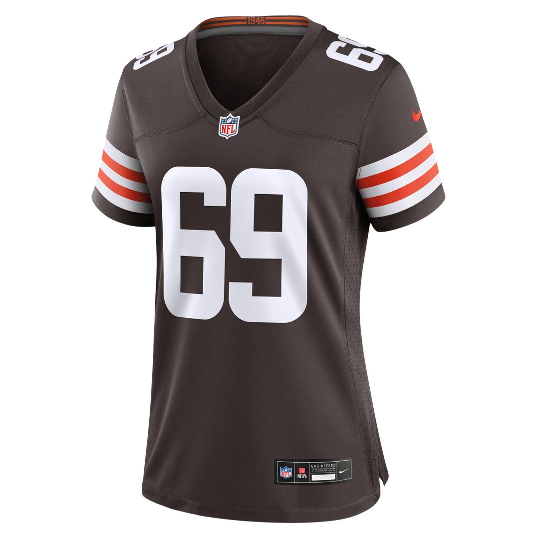 Tyre Phillips Cleveland Browns Nike Women's Team Game Jersey - Brown Official NFL Team Apparel Football Fan Gear