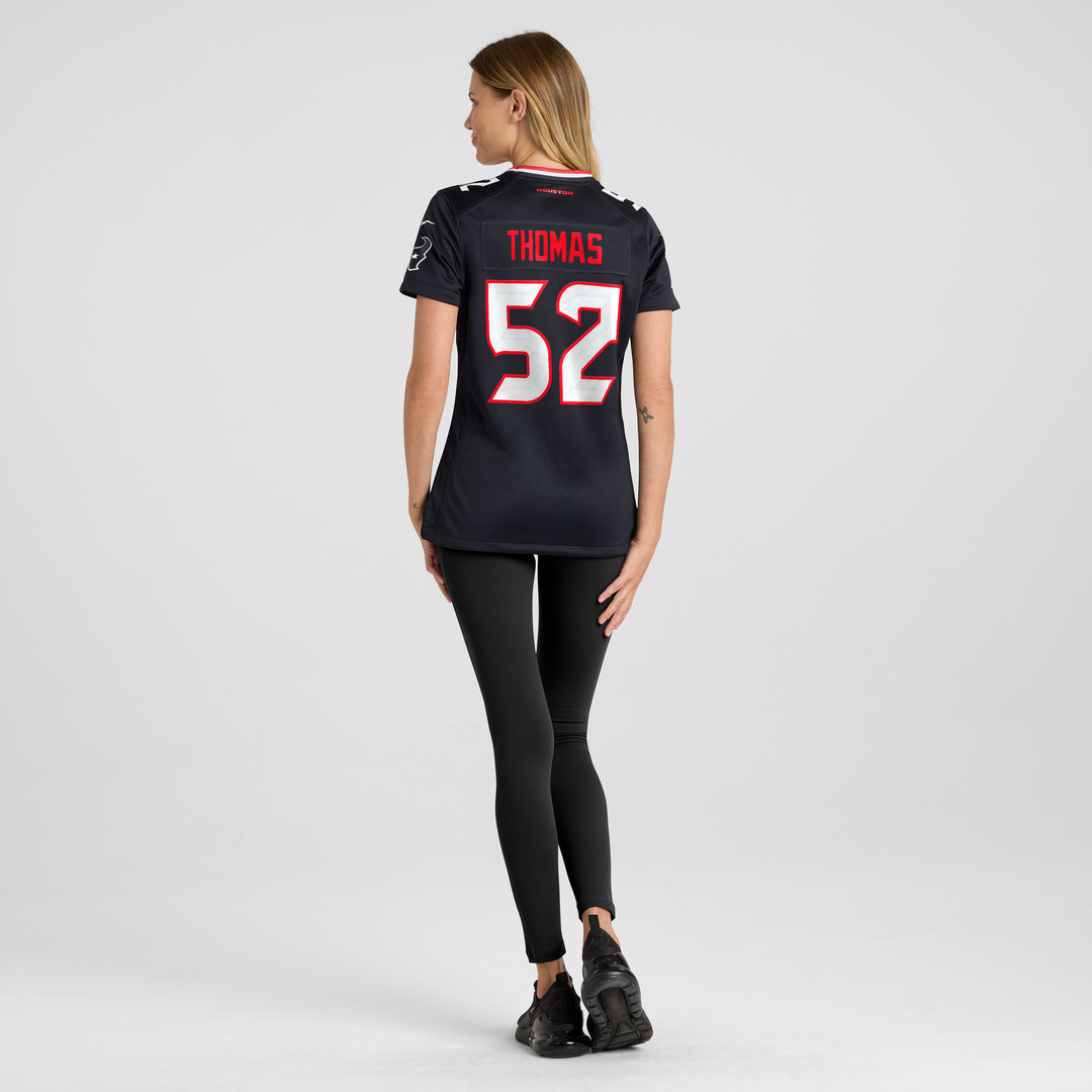 Xavier Thomas Houston Texans Nike Women's Team Game Jersey - Navy Official NFL Team Apparel Football Fan Gear