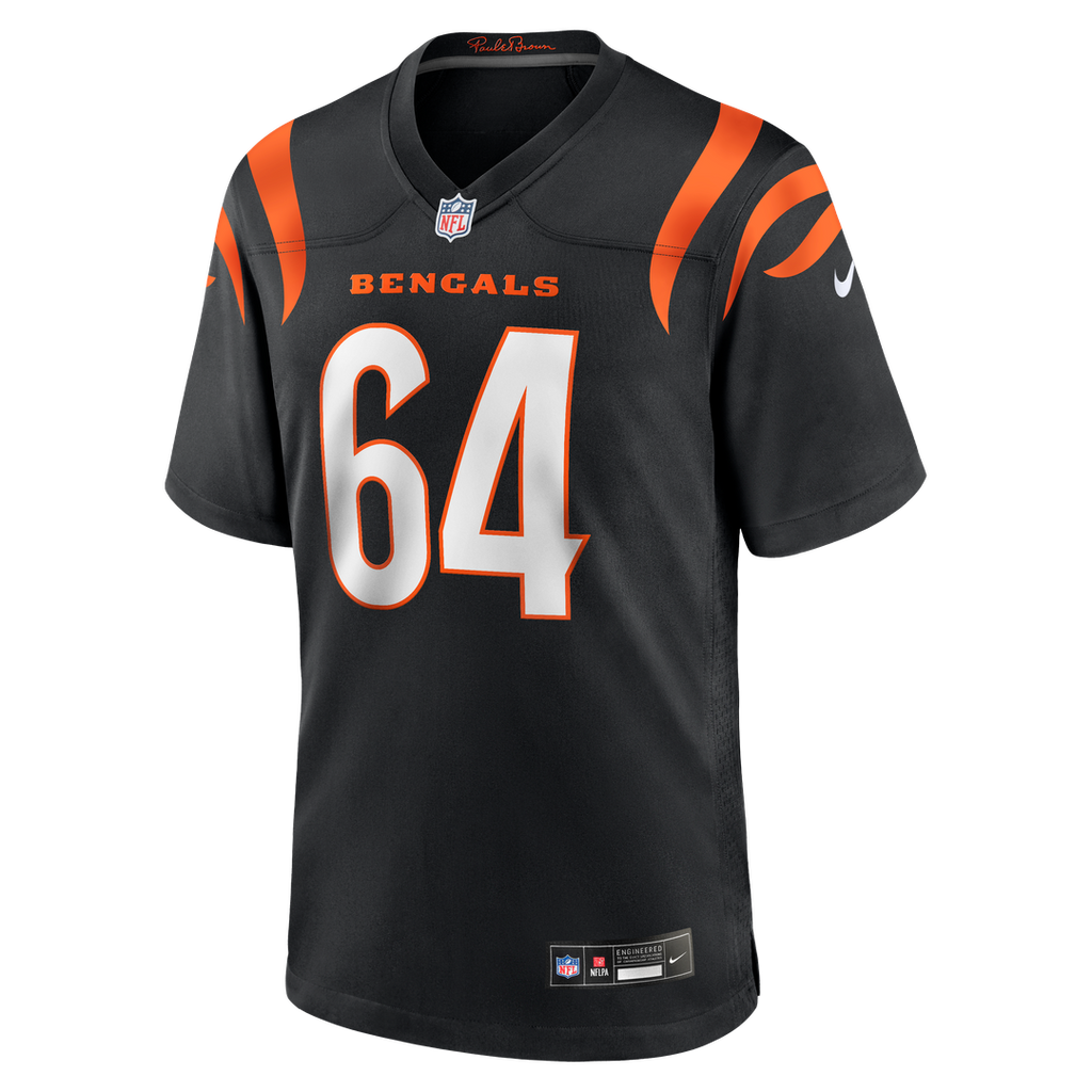 Ted Karras Cincinnati Bengals Nike Game Player Jersey - Black Official NFL Team Apparel Football Fan Gear