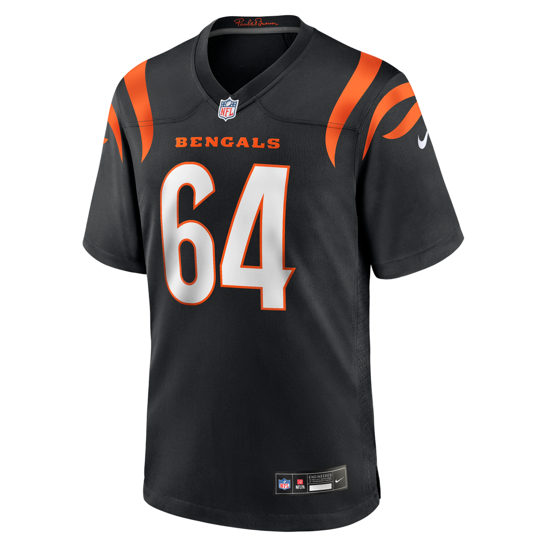 Ted Karras Cincinnati Bengals Nike Game Player Jersey - Black Official NFL Team Apparel Football Fan Gear