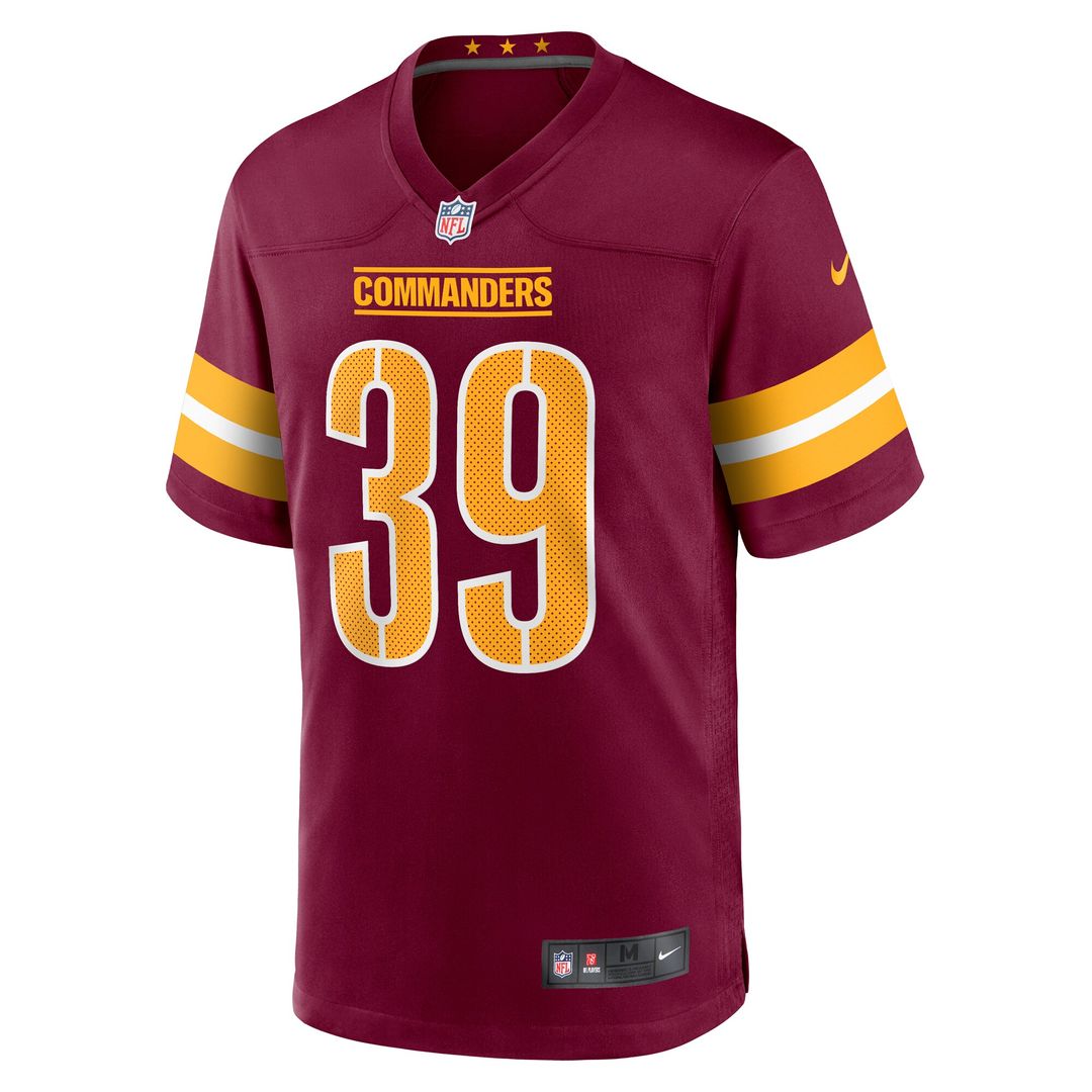 Jeremy Reaves Washington Commanders Nike Game Jersey - Burgundy Official NFL Team Apparel Football Fan Gear