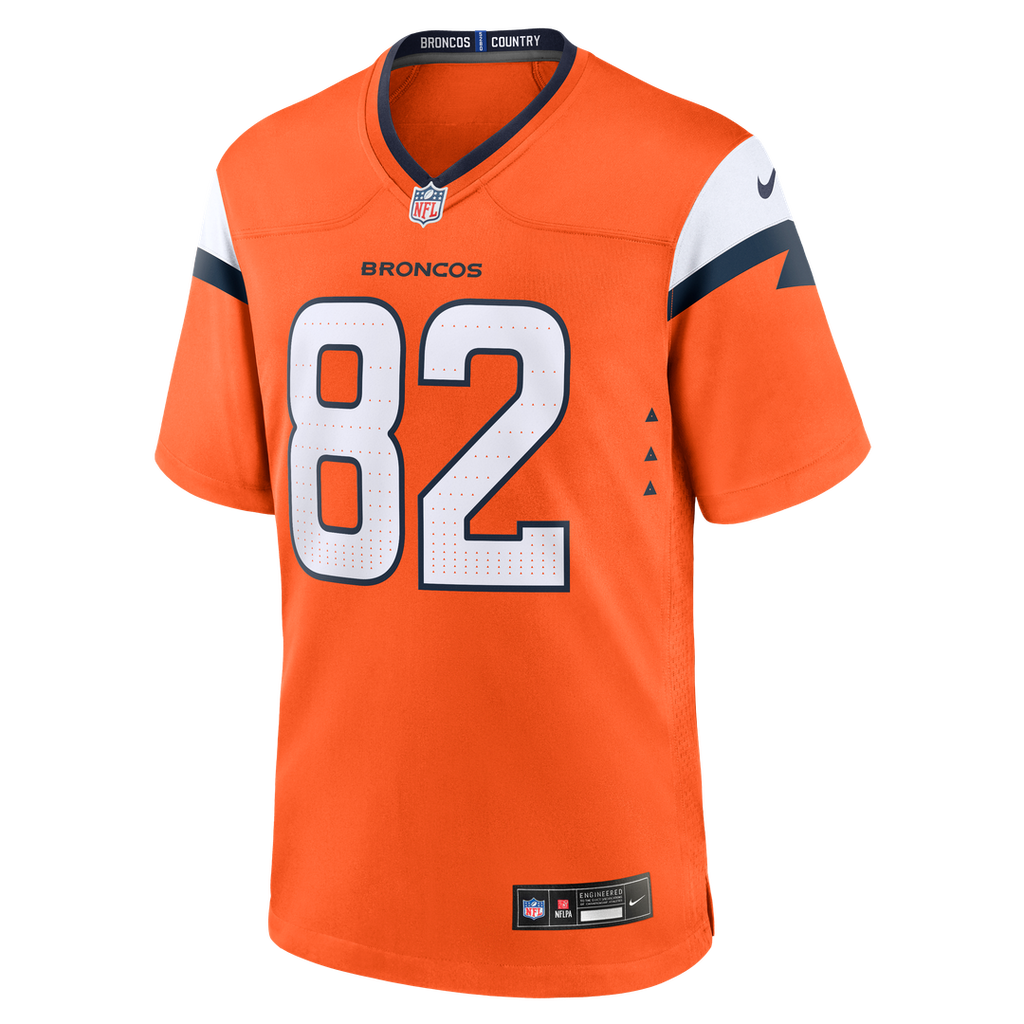 Adam Trautman Denver Broncos Nike Team Game Jersey - Orange Official NFL Team Apparel Football Fan Gear