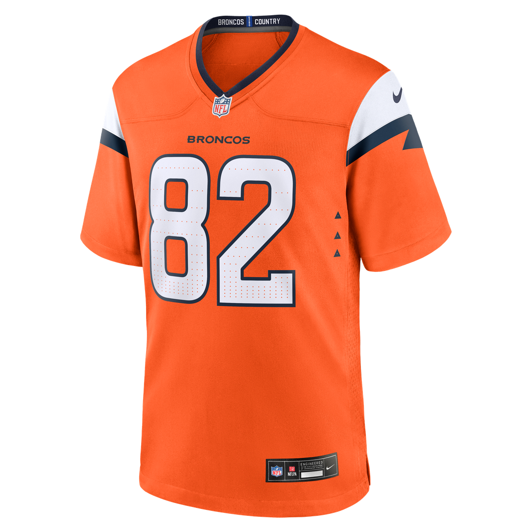 Adam Trautman Denver Broncos Nike Team Game Jersey - Orange Official NFL Team Apparel Football Fan Gear