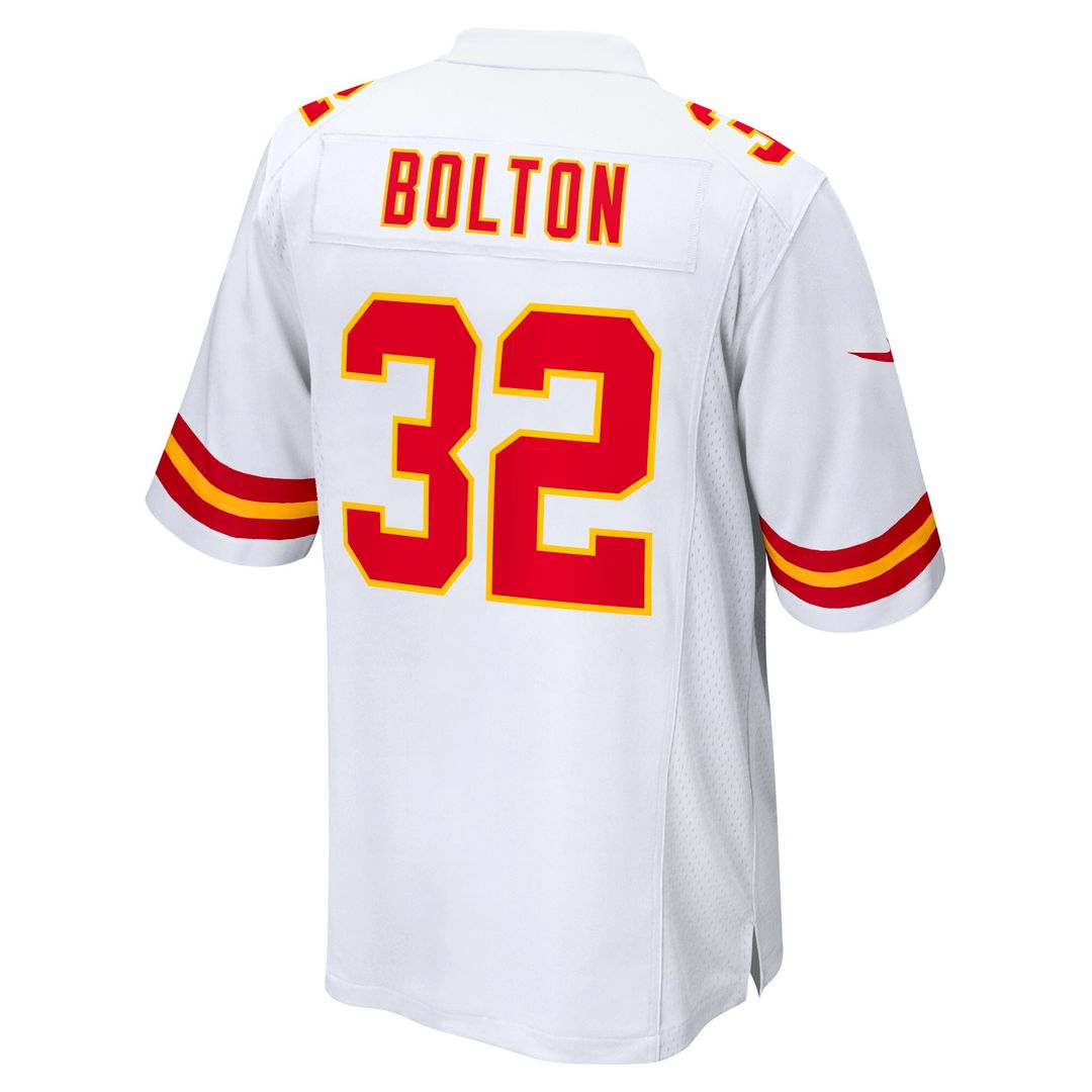 Nick Bolton Kansas City Chiefs Nike Away Game Player Jersey - White Official NFL Team Apparel Football Fan Gear
