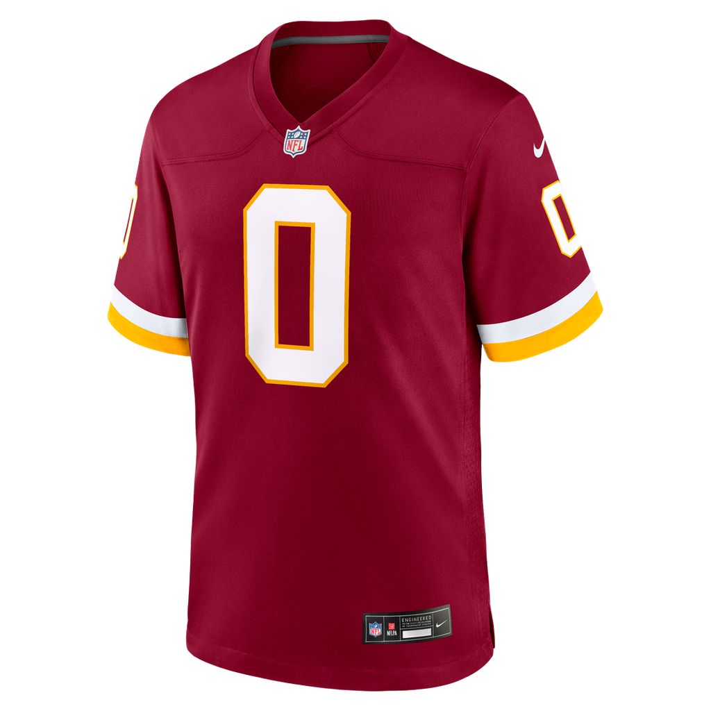 Mike Sainristil Washington Commanders Nike Game Jersey - Burgundy Official NFL Team Apparel Football Fan Gear