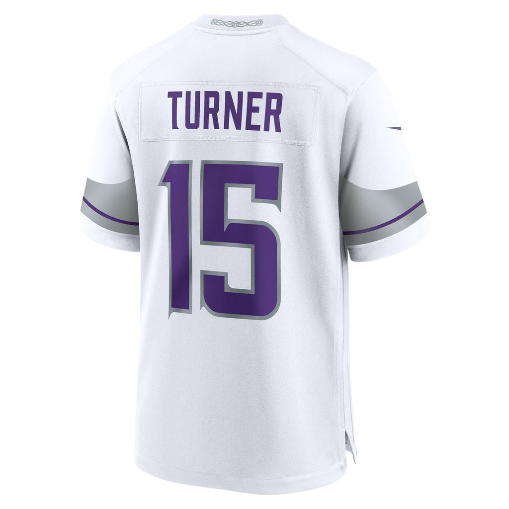 Dallas Turner Minnesota Vikings Nike Game Jersey - Purple Official NFL Team Apparel Football Fan Gear