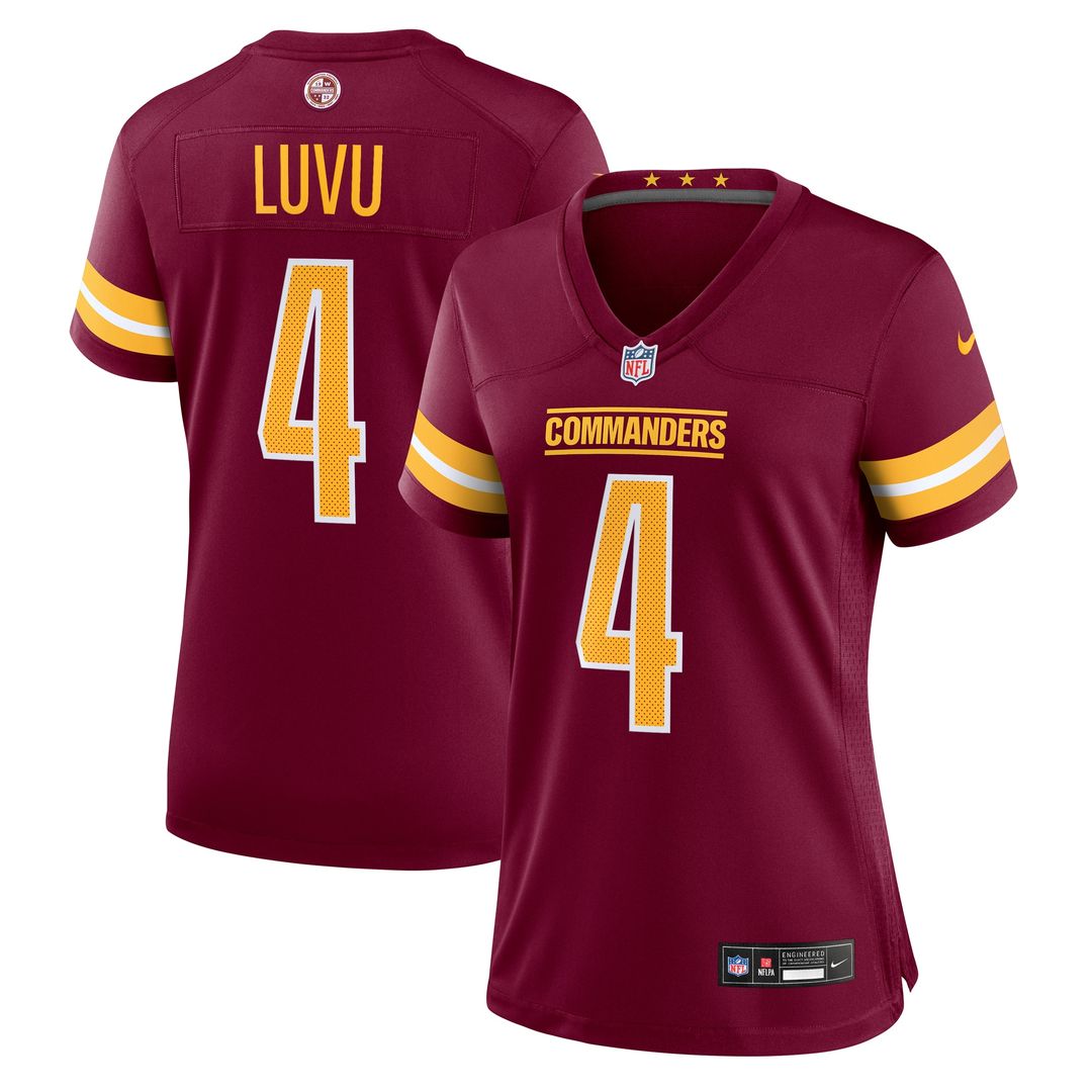 Frankie Luvu Washington Commanders Nike Women's Game Jersey - White Official NFL Team Apparel Football Fan Gear