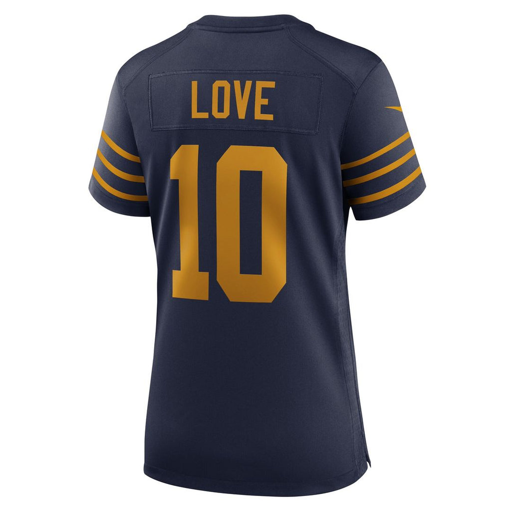 Jordan Love Green Bay Packers Nike Women's The 1923 Classic Game Jersey - Navy Official NFL Team Apparel Football Fan Gear