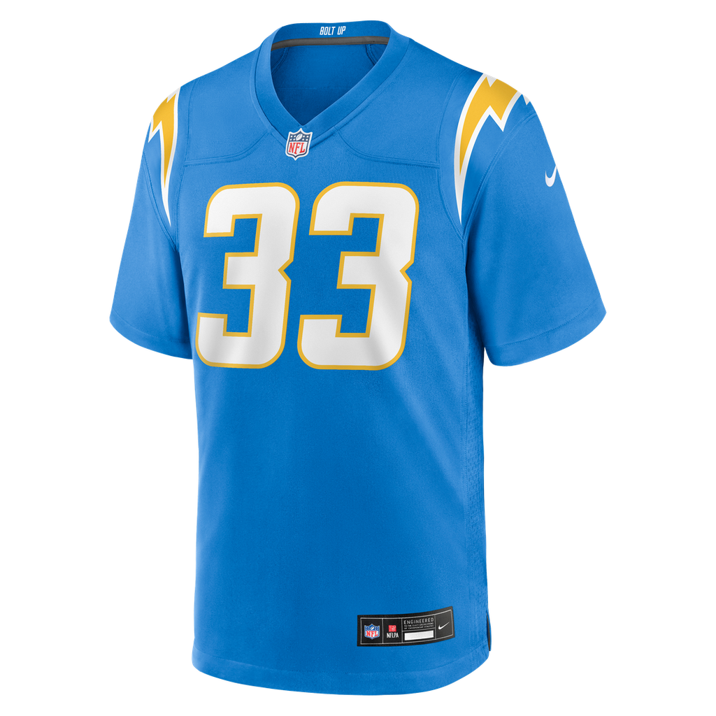 Derwin James Los Angeles Chargers Nike Game Player Jersey - Powder Blue Official NFL Team Apparel Football Fan Gear