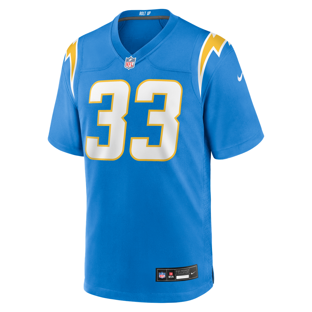 Derwin James Los Angeles Chargers Nike Game Player Jersey - Powder Blue Official NFL Team Apparel Football Fan Gear