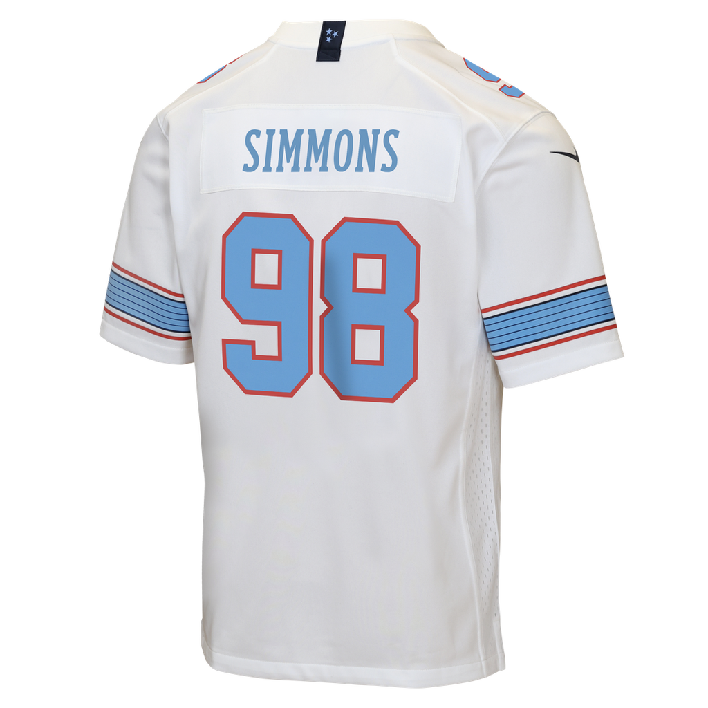 Jeffery Simmons Tennessee Titans Nike Youth Game Jersey - Light Blue Official NFL Team Apparel Football Fan Gear