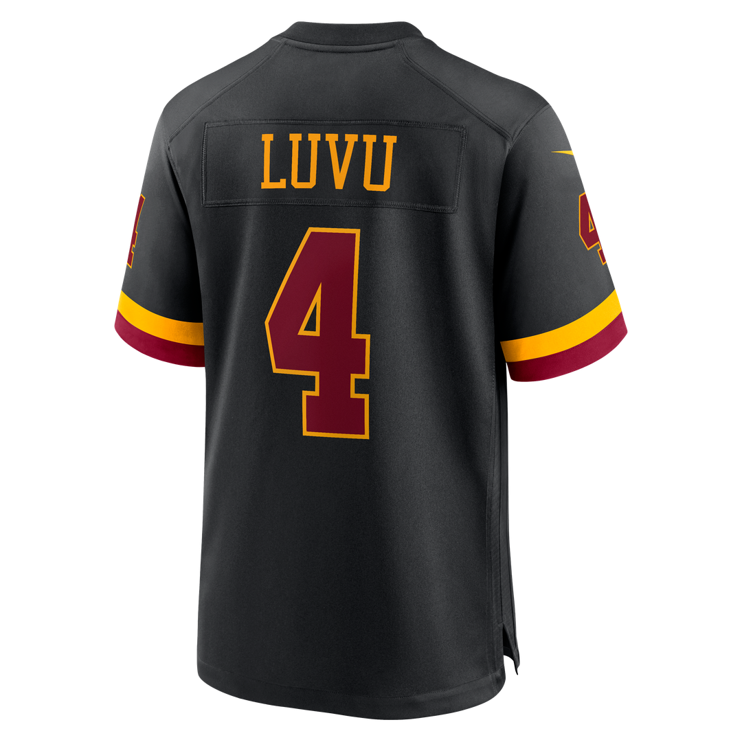 Frankie Luvu Washington Commanders Nike Hail Raiser Alternate Game Jersey - Black Official NFL Team Apparel Football Fan Gear