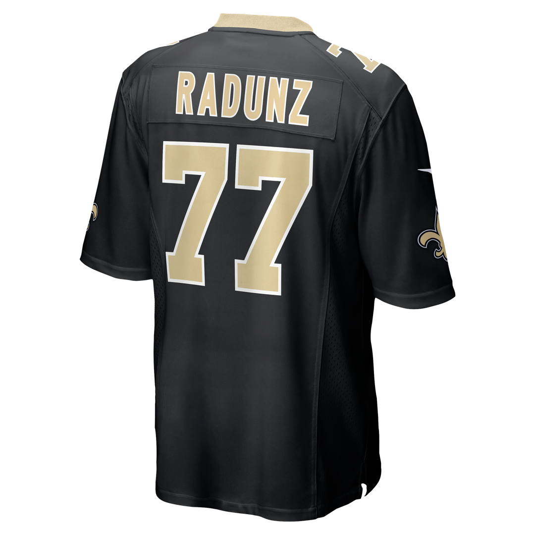 Dillon Radunz New Orleans Saints Nike Team Game Jersey - Black Official NFL Team Apparel Football Fan Gear