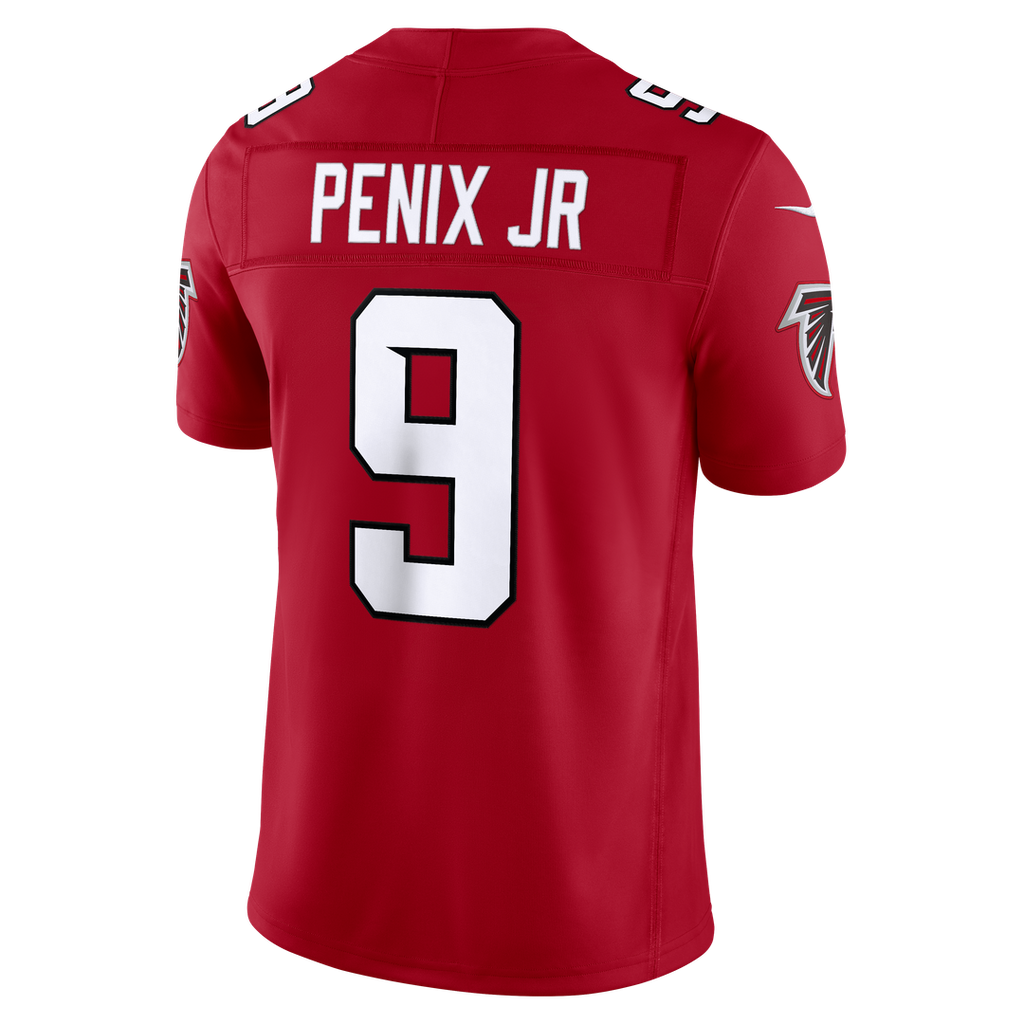 Michael Penix Jr. Atlanta Falcons Nike Vapor F.U.S.E. Stitched Limited Jersey - Red Official NFL Team Apparel Football Fan Gear
