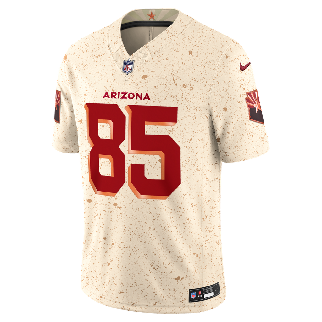 Trey McBride Arizona Cardinals Nike 2025 Rivalries Collection Stitched Limited Jersey - Natural Official NFL Team Apparel Football Fan Gear