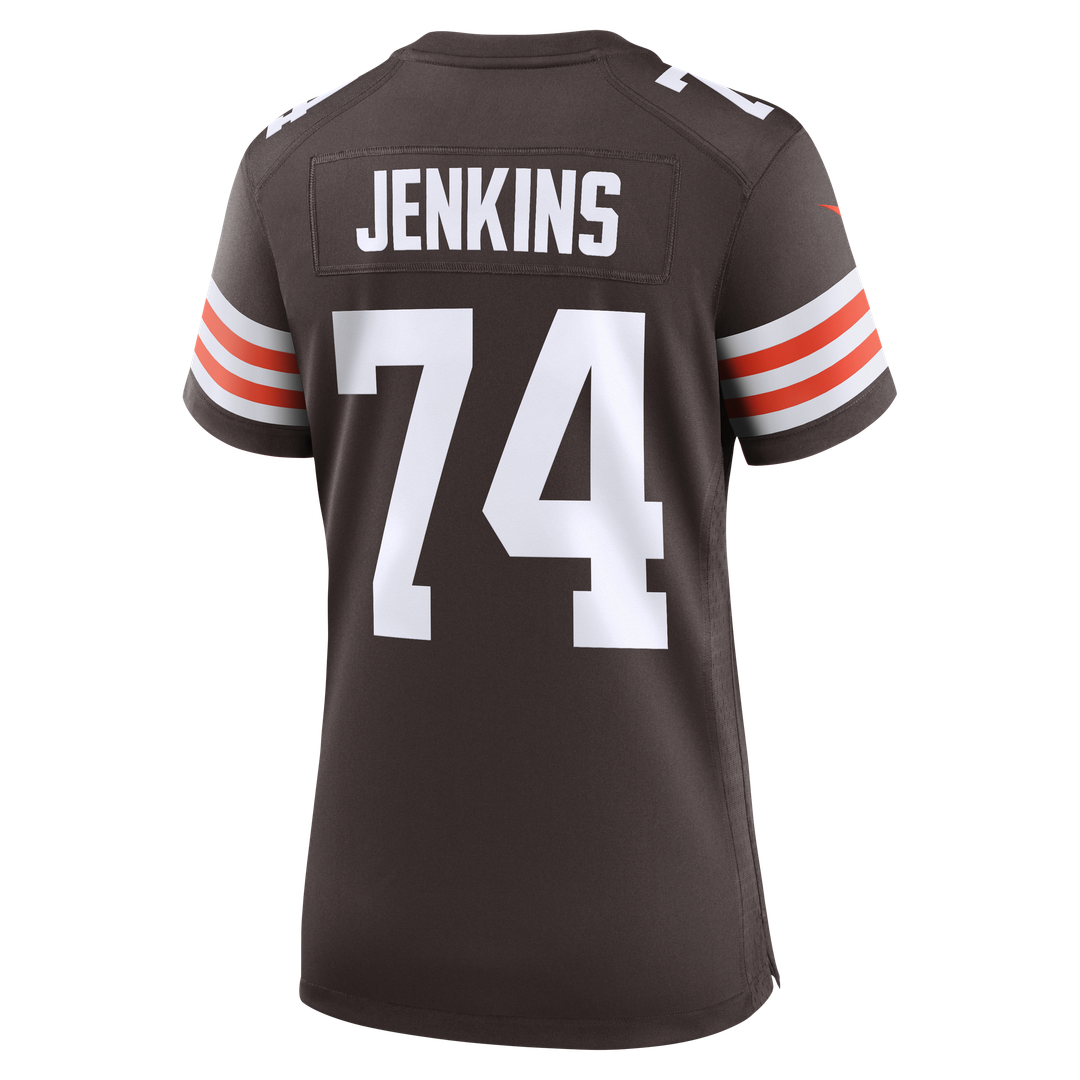 Elgton Jenkins Cleveland Browns Nike Women's Team Game Jersey - Brown Official NFL Team Apparel Football Fan Gear