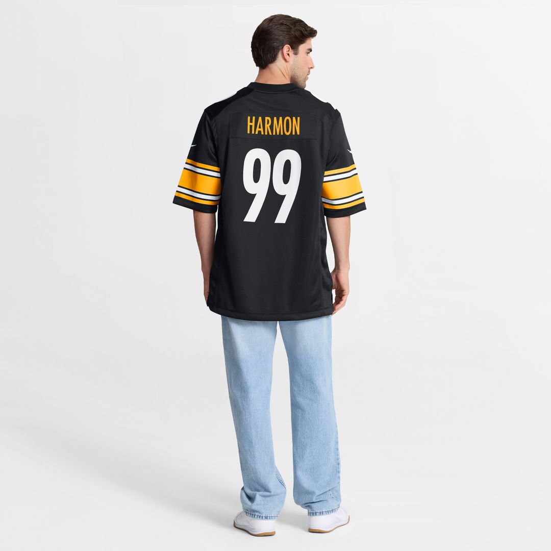 Derrick Harmon Pittsburgh Steelers Nike Game Player Jersey - Black Official NFL Team Apparel Football Fan Gear