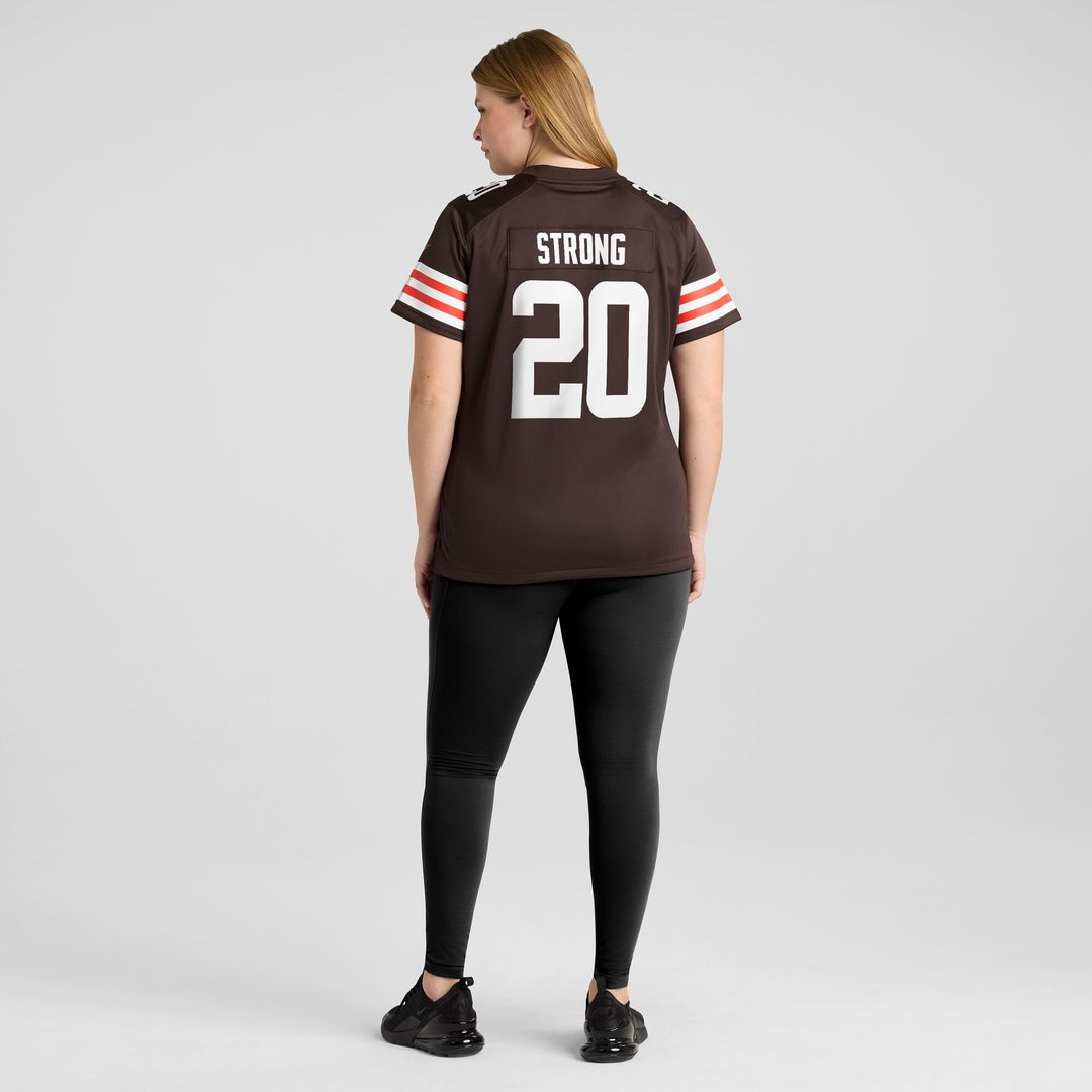 Pierre Strong Jr. Cleveland Browns Nike Women's Team Game Jersey - Brown Official NFL Team Apparel Football Fan Gear