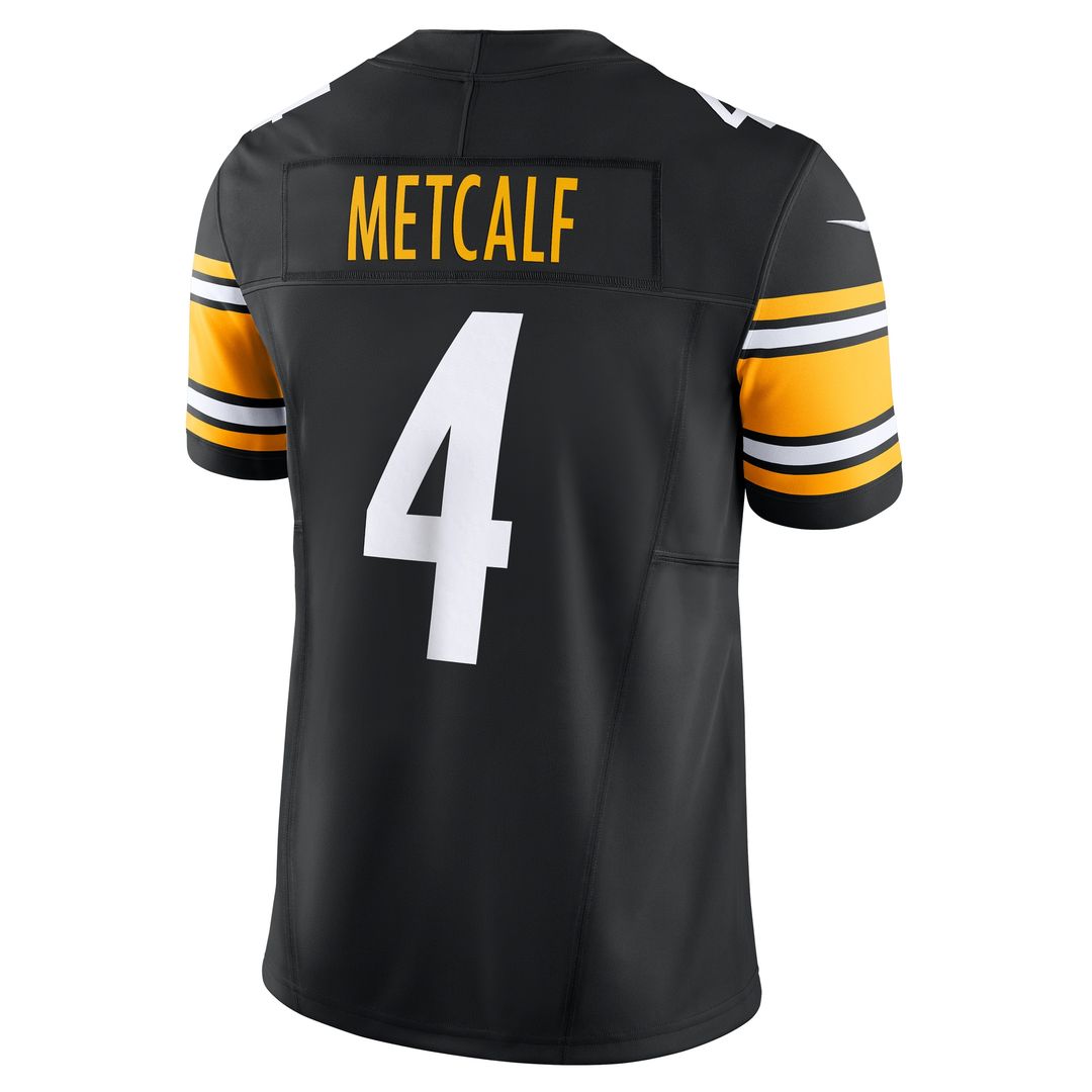 DK Metcalf Pittsburgh Steelers Nike Team Vapor F.U.S.E. Limited Jersey - Black Official NFL Team Apparel Football Fan Gear