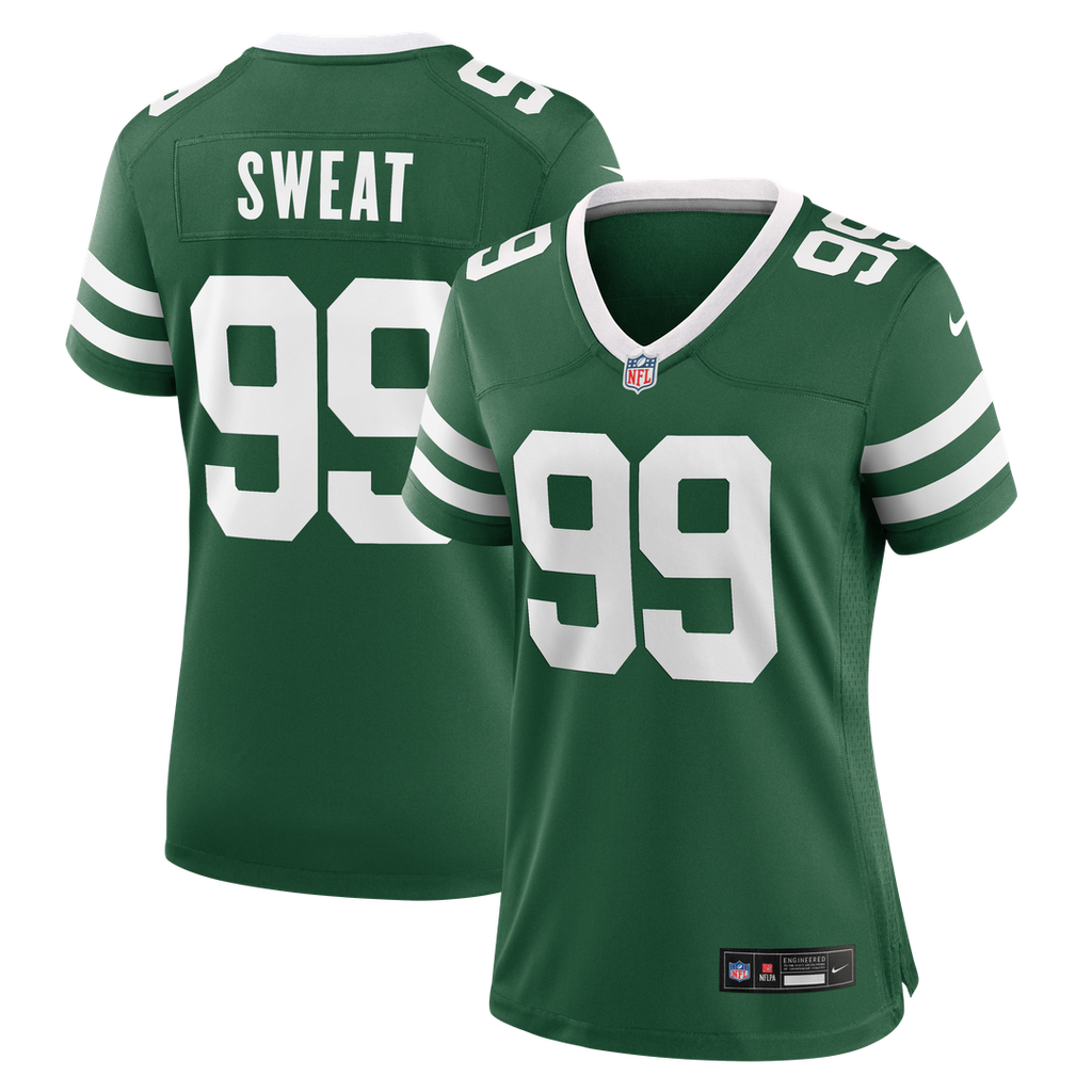 T'Vondre Sweat New York Jets Nike Women's Team Game Jersey - Legacy Green Official NFL Team Apparel Football Fan Gear