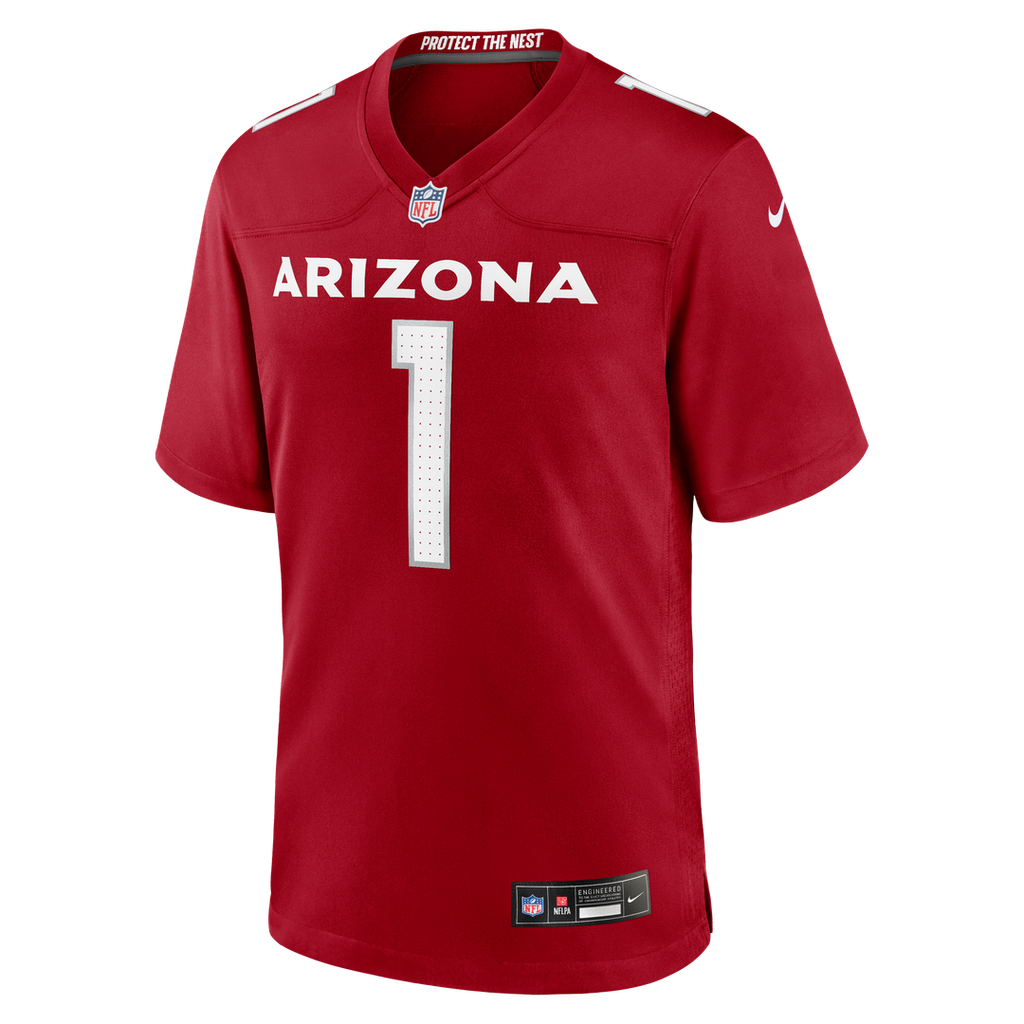Number 1 Dad Arizona Cardinals Nike Game Jersey - Cardinal Official NFL Team Apparel Football Fan Gear