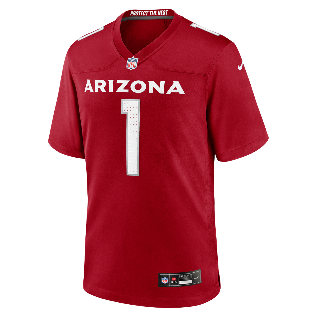 Number 1 Dad Arizona Cardinals Nike Game Jersey - Cardinal Official NFL Team Apparel Football Fan Gear