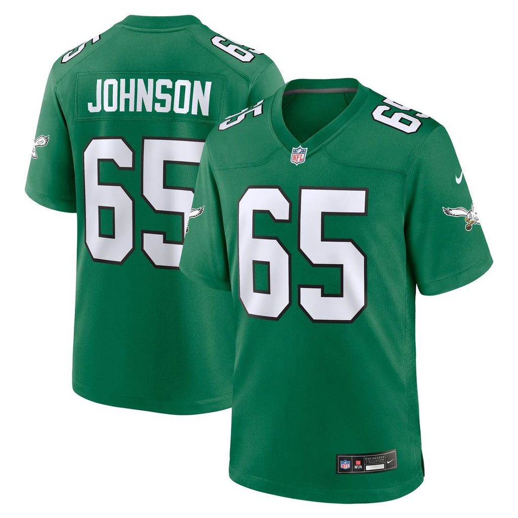 Lane Johnson Philadelphia Eagles Nike Alternate Game Jersey - Kelly Green Official NFL Team Apparel Football Fan Gear