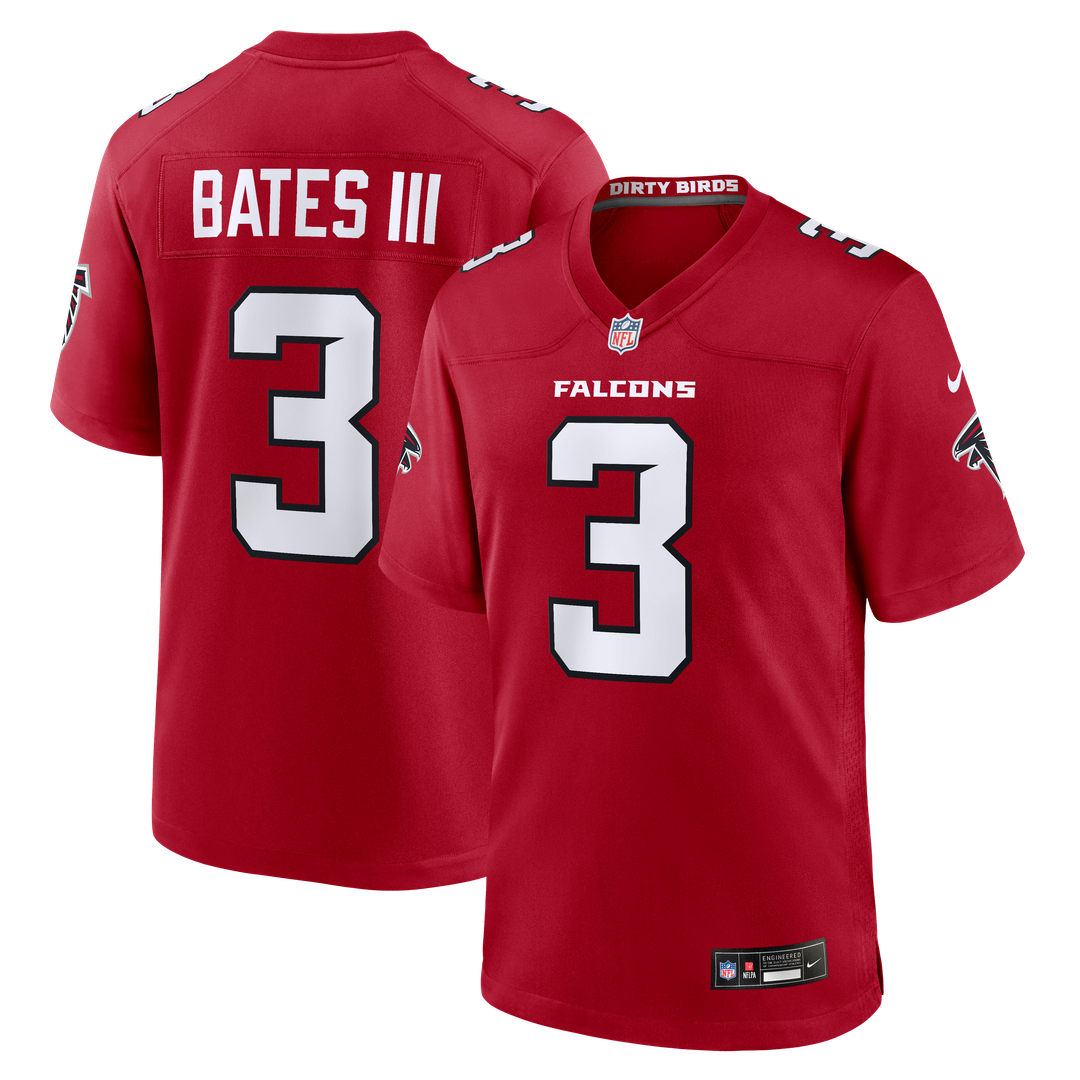 Jessie Bates III Atlanta Falcons Nike Game Jersey - Red Official NFL Team Apparel Football Fan Gear