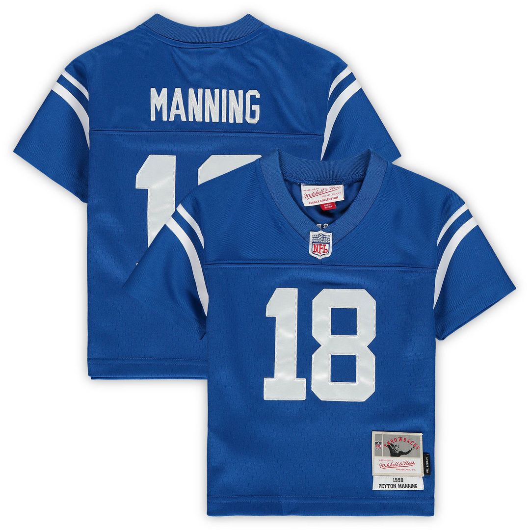Peyton Manning Indianapolis Colts Mitchell & Ness Toddler 1998 Retired Legacy Jersey - Royal Official NFL Team Apparel Football Fan Gear