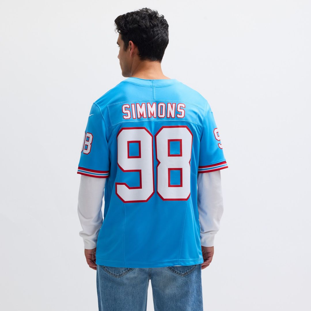 Jeffery Simmons Tennessee Titans Nike Vapor F.U.S.E. Limited Jersey - Light Blue Official NFL Team Apparel Football Fan Gear