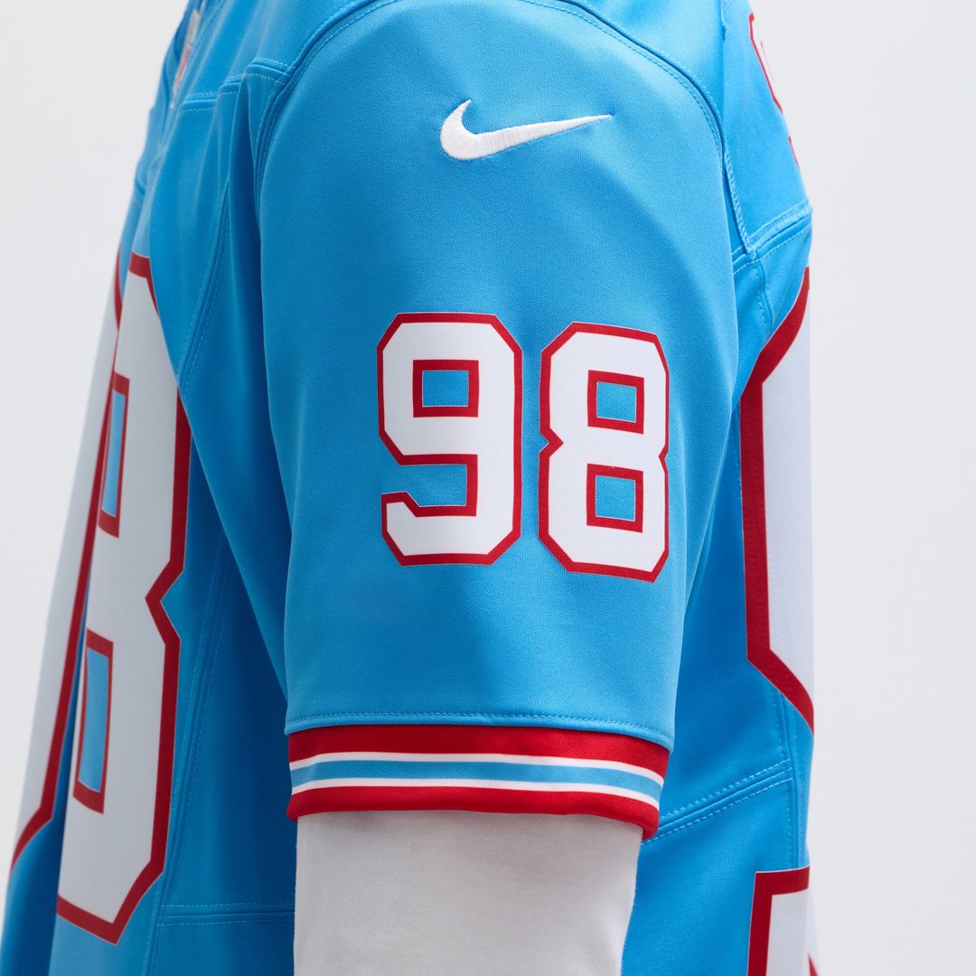 Jeffery Simmons Tennessee Titans Nike Vapor F.U.S.E. Limited Jersey - Light Blue Official NFL Team Apparel Football Fan Gear