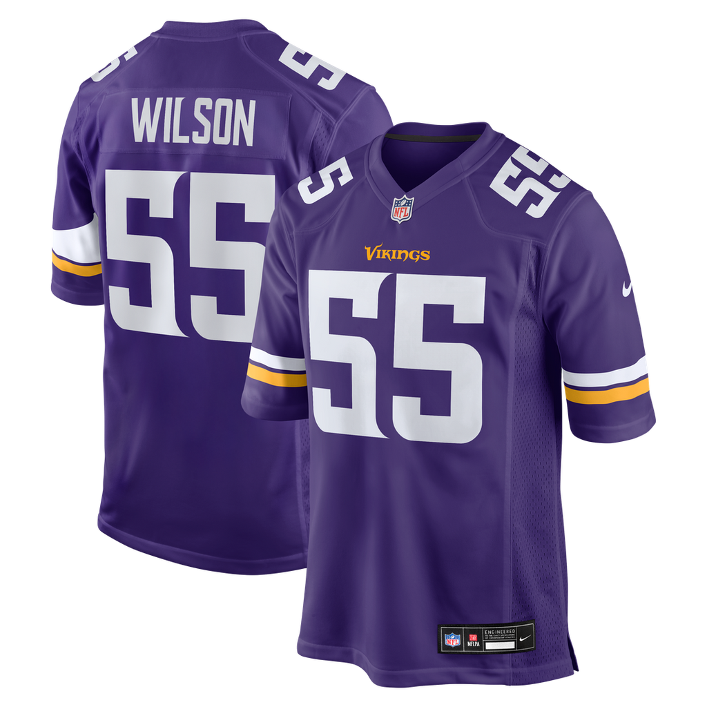 Eric Wilson Minnesota Vikings Nike Team Game Jersey - Purple Official NFL Team Apparel Football Fan Gear